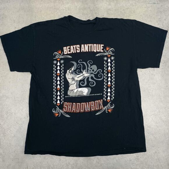 Beats Antique Shadowbox Tour T-Shirt - Black - Concert Merch T-Shirt - Mens XL - Picture 1 of 1